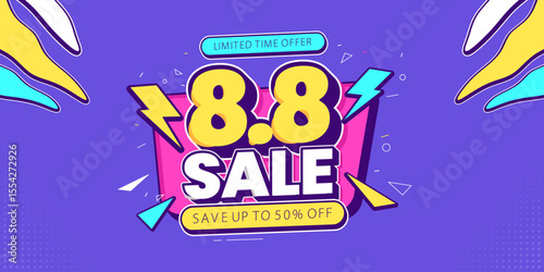 Super sale promo banner with discount offer. Flash sale banner background. Flash sale special offer banner for social media post or website banner