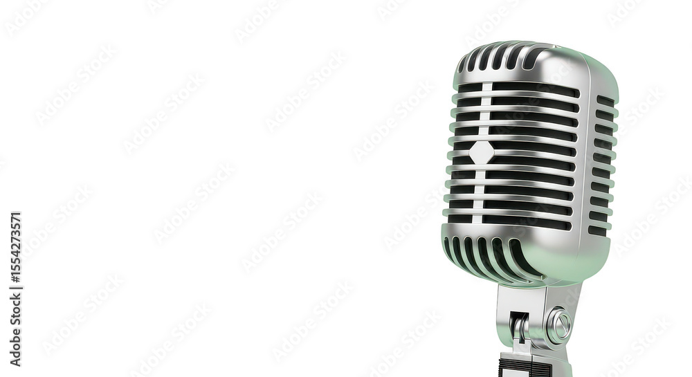 Fototapeta premium Vintage microphone design