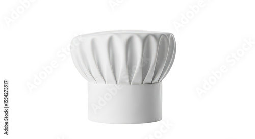White chef hat isolated