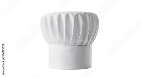 White chef hat isolated