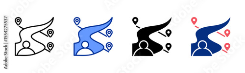 Pathway icon sheet multiple style collection