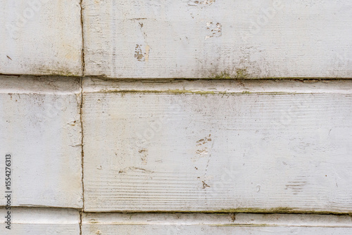 Wood paneling of an old house in northern Europe