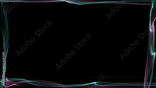 Display tech magic interface overlays. Picture frame on isolated background. Border texture overlay for banner or cover.