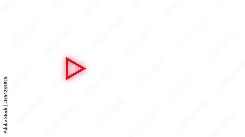 new arrow loading bar icon on white background. 4k