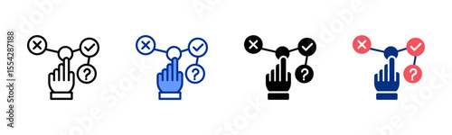 Option icon sheet multiple style collection