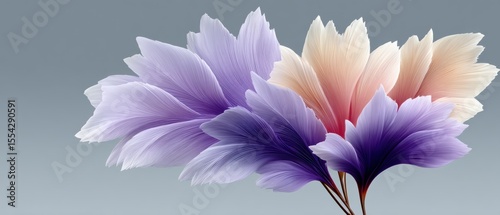A Breathtaking Bunch of Flowers Exuding Elegance in a Soft Light, Perfect for Graphic Resources and Skin Care Layouts