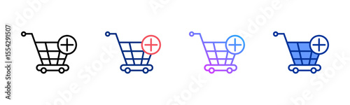 Add Shop icon sheet multiple style collection