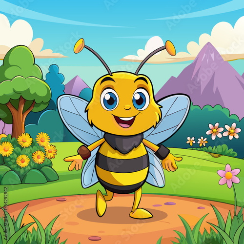 bee and flower