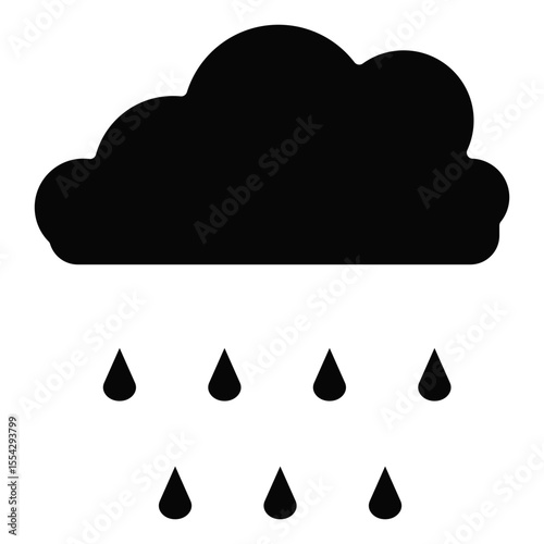 Rainy Clouds Icon