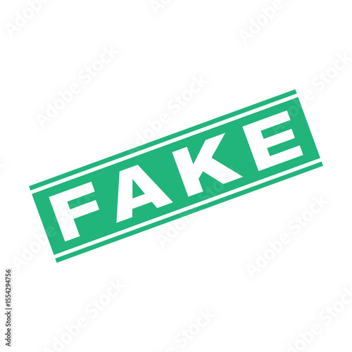 Fake Letter Rubber Stamp Vector Template