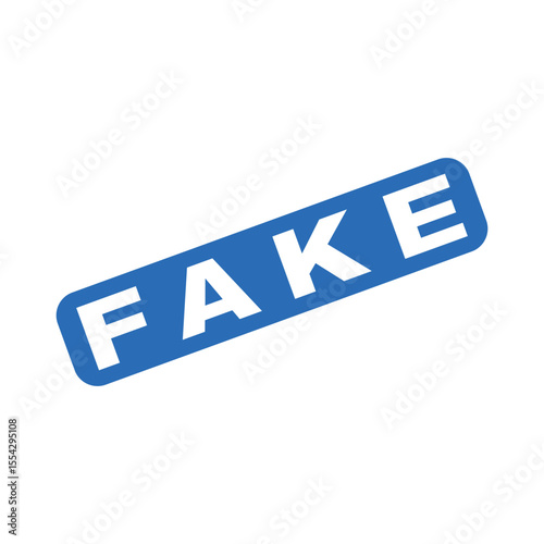 Fake Letter Rubber Stamp Vector Template