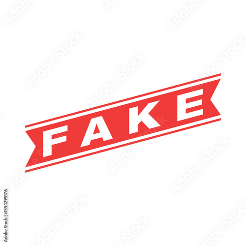 Fake Letter Rubber Stamp Vector Template