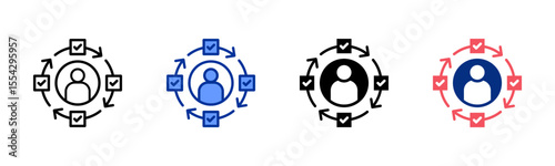 Continuity icon sheet multiple style collection