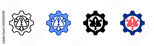 Incident icon sheet multiple style collection