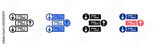 Prioritization icon sheet multiple style collection