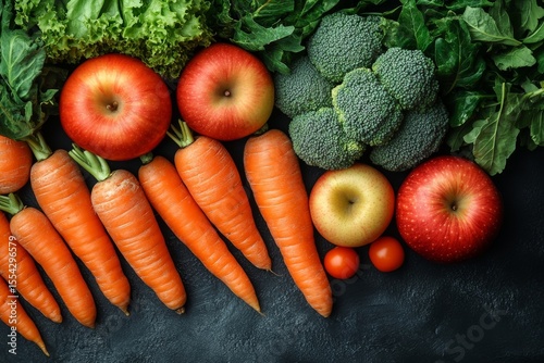 Farm fresh focus, wholesome goodness. Generative AI