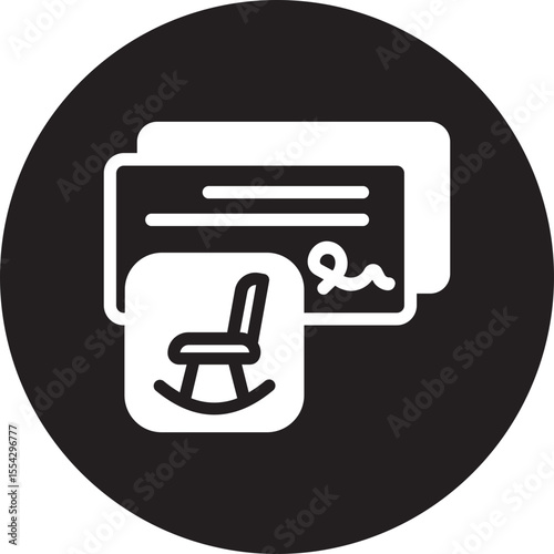 paycheck glyph icon