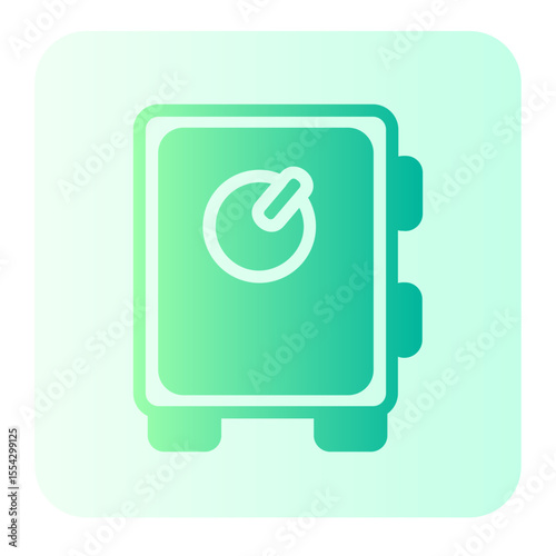 money box gradient icon