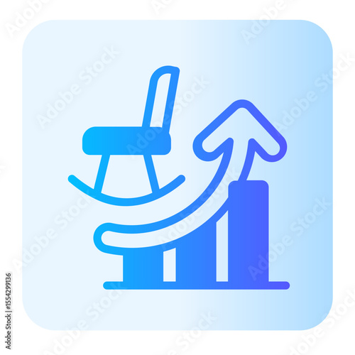 growth gradient icon