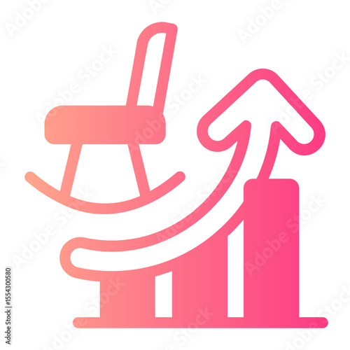 growth gradient icon