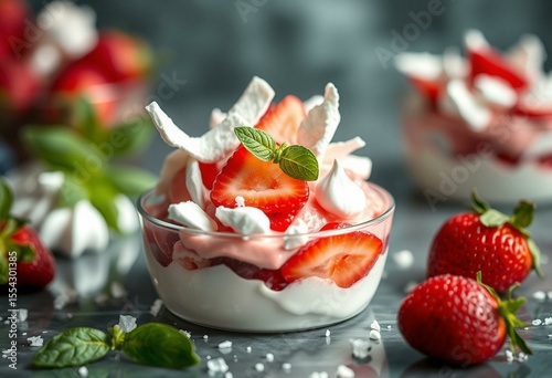 Gourmet dessert styling