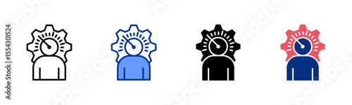 Performance icon sheet multiple style collection