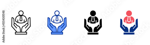 Retention icon sheet multiple style collection