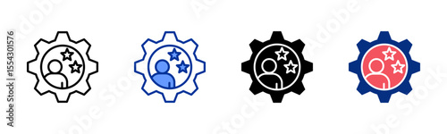 Competency icon sheet multiple style collection