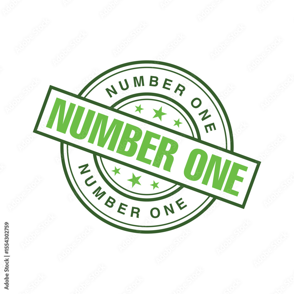 Number 1 Letter Rubber Stamp Vector Template Number 1 Letter Rubber Stamp Vector Template