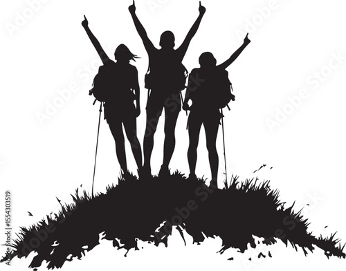 group of people jumping, silhouette, people, vector, dance, family, woman, child, evolution, couple, illustration, boy, group, dancing, sport, tree, jump, happiness, men, black, girls, joy, daughter, 