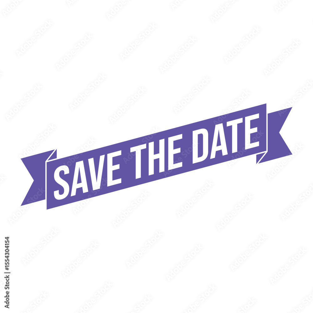Obraz premium Save the Date Letter Rubber Stamp Vector Template