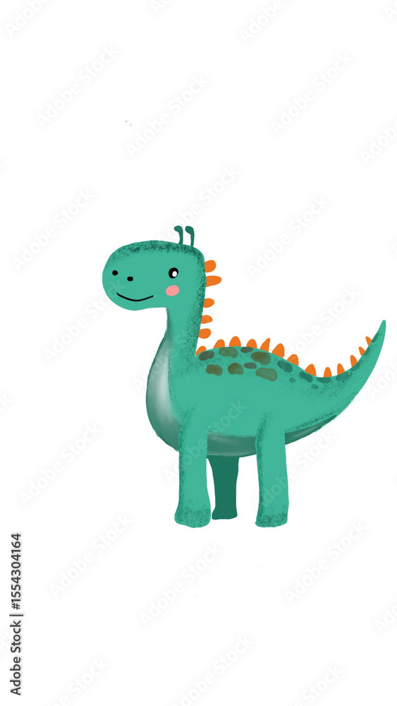 Cute dinosaur illustration best for graphic designs Cute dinosaur illustration best for graphic designs