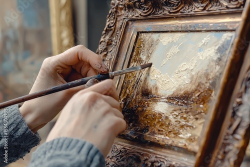 Restorer restores the original properties and appearance of picture in frame