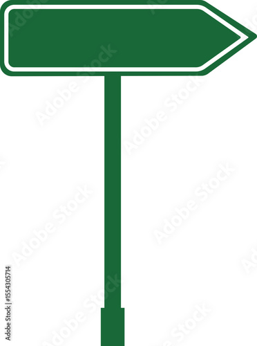 road sign icon in flat isolated on transparent background