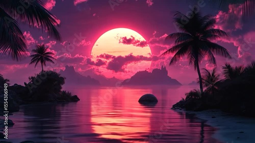 Tropical Sunset Paradise