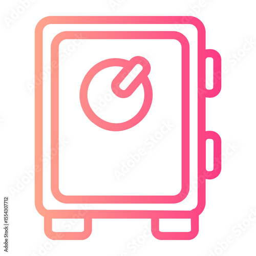 money box gradient icon