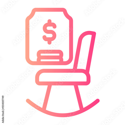 pension gradient icon