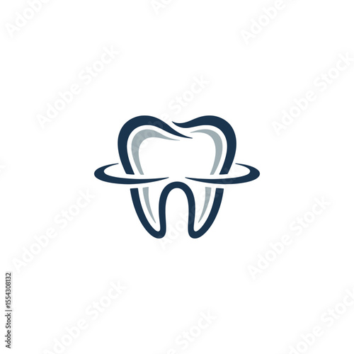 Unique dental logo Modern and minimalist vector and abstract logo