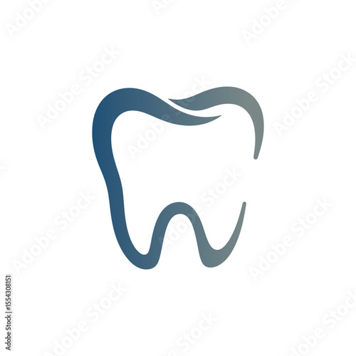 Unique dental logo Modern and minimalist vector and abstract logo