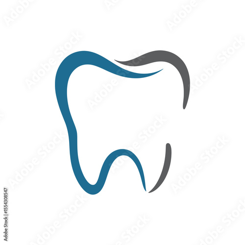 Unique dental logo Modern and minimalist vector and abstract logo