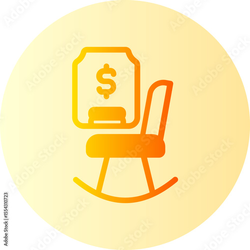 pension gradient icon