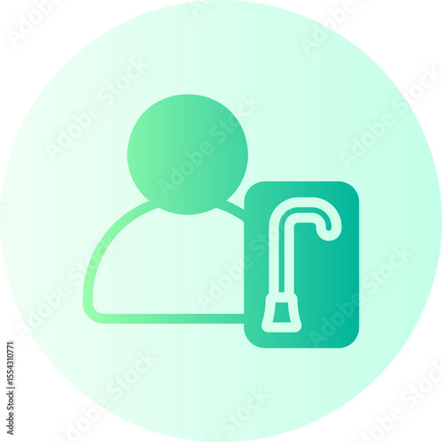 retired gradient icon