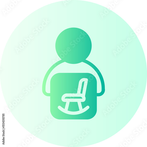 retired gradient icon