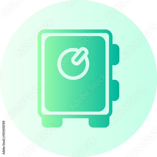 money box gradient icon