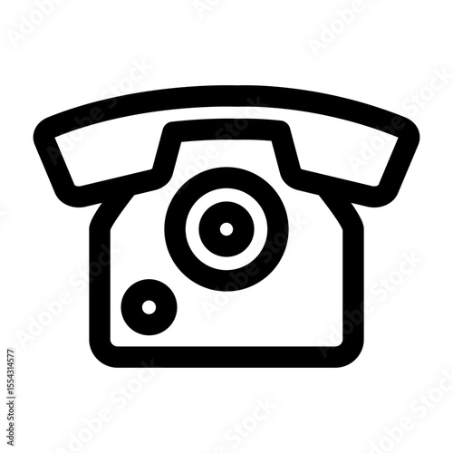 Vintage phone icon