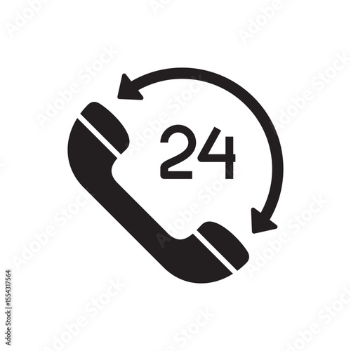 telephone icon. customer service icon. help and support symbol. icon symbol compatible for technical support, service hotline, information center. vector illustration.