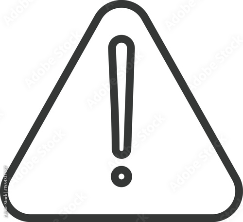 Coution sign vector icon illustration concept