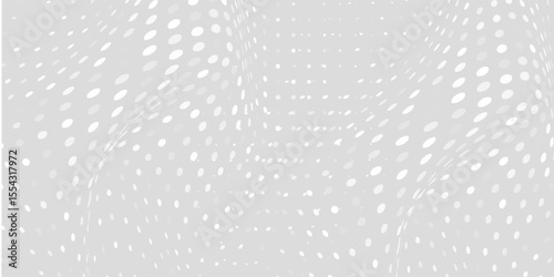 Dot white gray wave light technology texture background. Abstract big data digital concep modern dotted