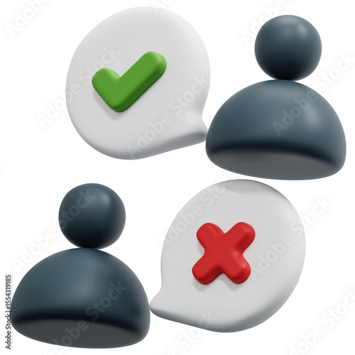 3D User Status Icon
