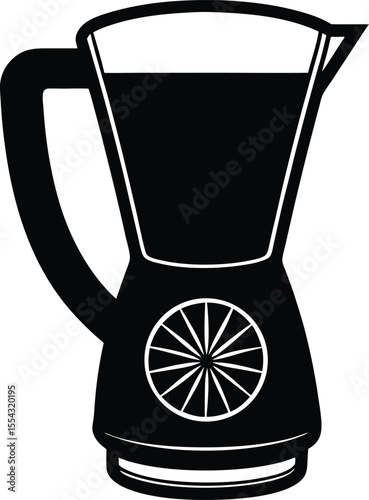 Blender Jar Vector Silhouette